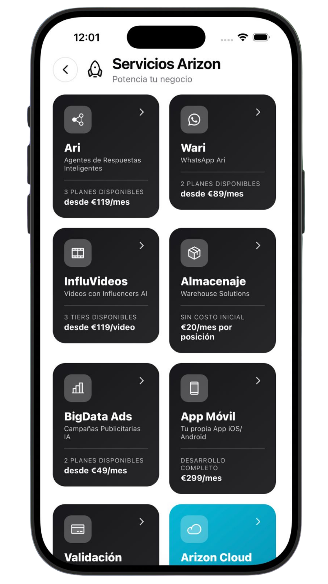 Arizon App - Ecosistema de Inteligencia Comercial