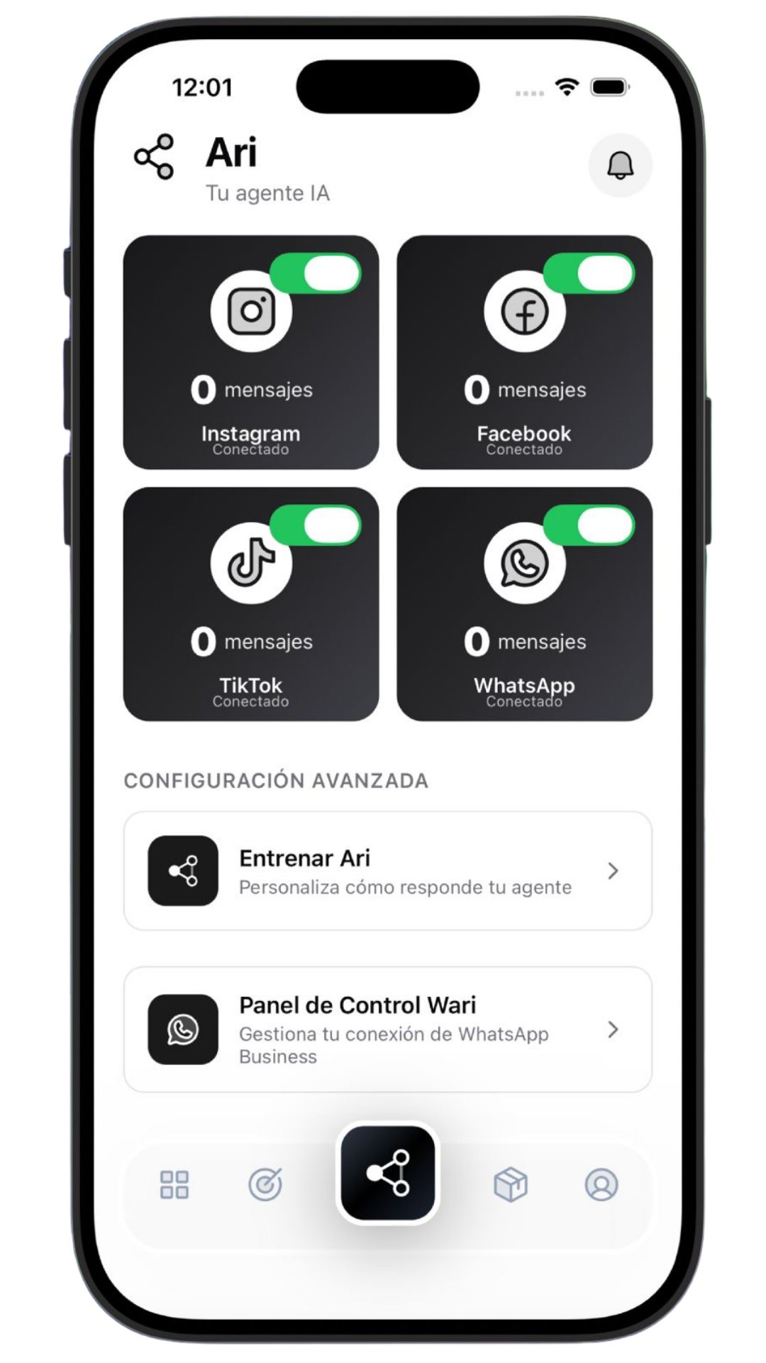 Arizon App - Configura tu Ari